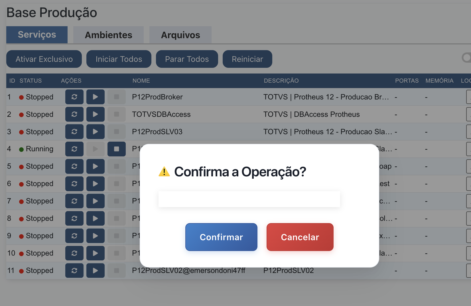 Controle de Acesso por Ambiente